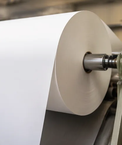 Paper reel on a paper machine winder